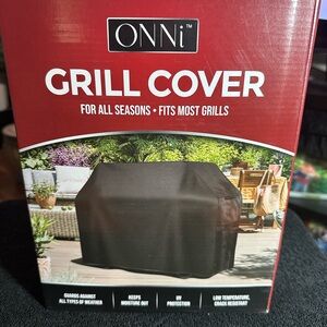 Black Grill Cover for All Seasons